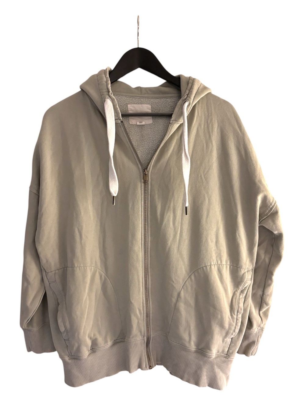 American Eagle Womens Light Sage Oversized Zip-Up Hoodie Jacket Size XS/S